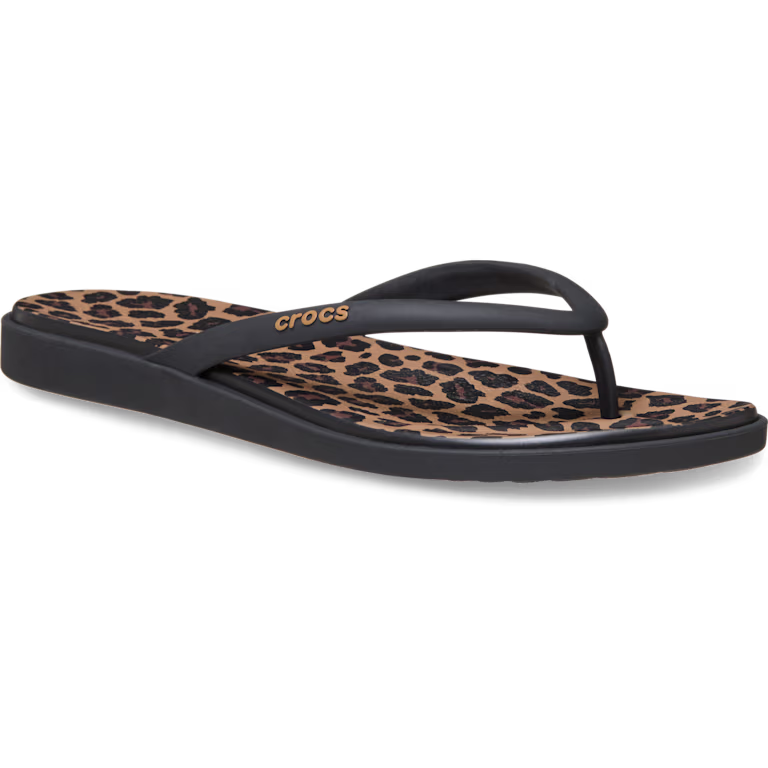 Crocs Miami Round Toe Animal Flip