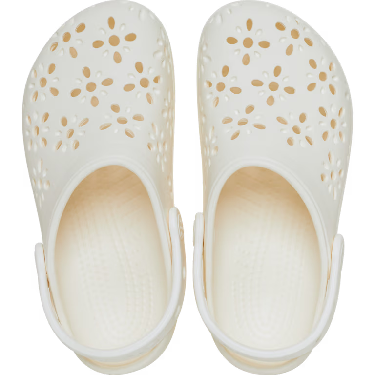 Crocs Kids' Classic Floral Cut-Out Clog
