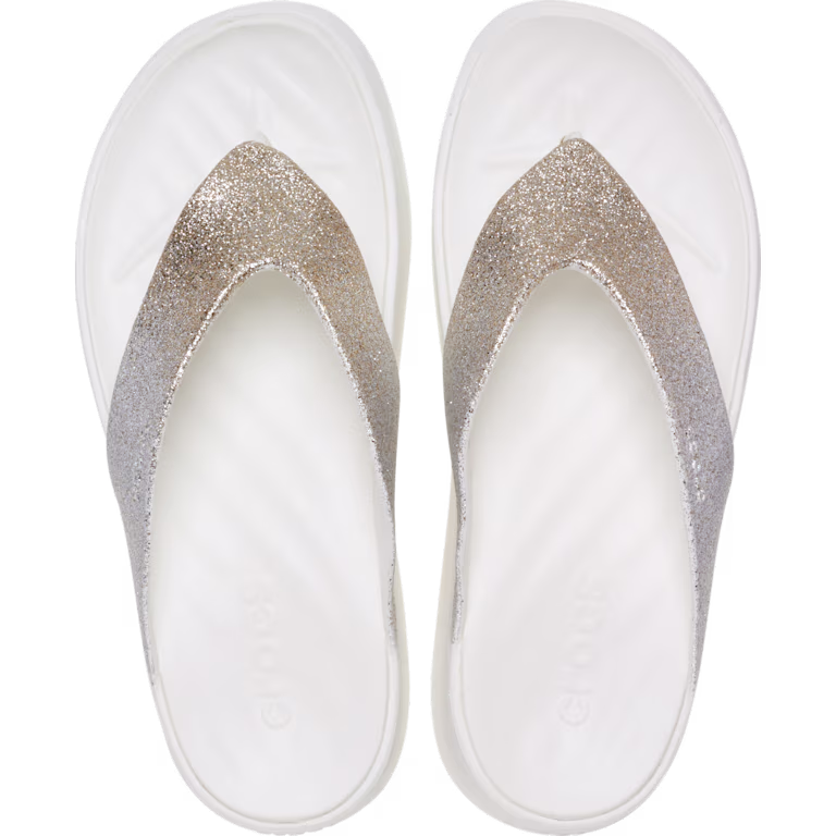Crocs Getaway Chunky Glitter Platform Flip