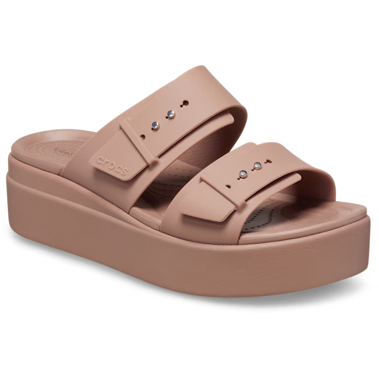 Crocs Brooklyn Buckle Low Wedge Sandal