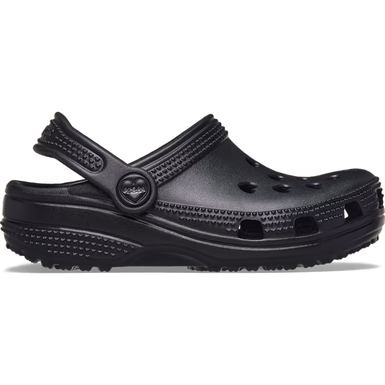 Crocs Toddler Classic Hearts Cut Out Clog