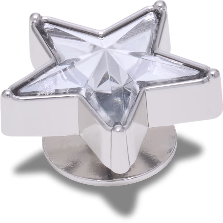 Crocs Silver Gem Sparkle Star