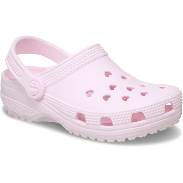 Crocs Kids' Classic Hearts Cut Out Clog