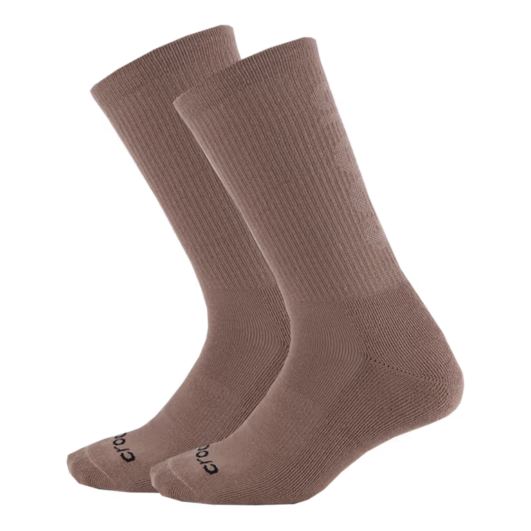 Crocs Texture Logo Crew Socks 3PK