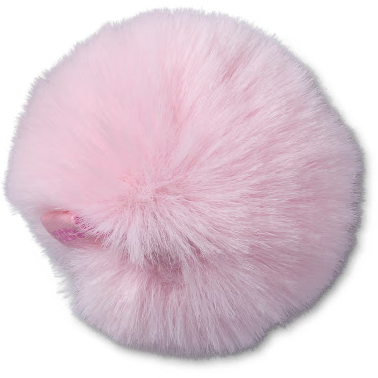 Crocs Pink Milk Puff Ball
