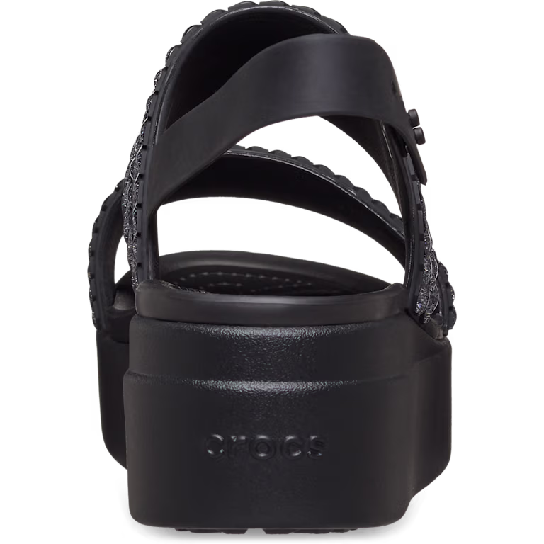Crocs Brooklyn Woven Sparkle Low Wedge