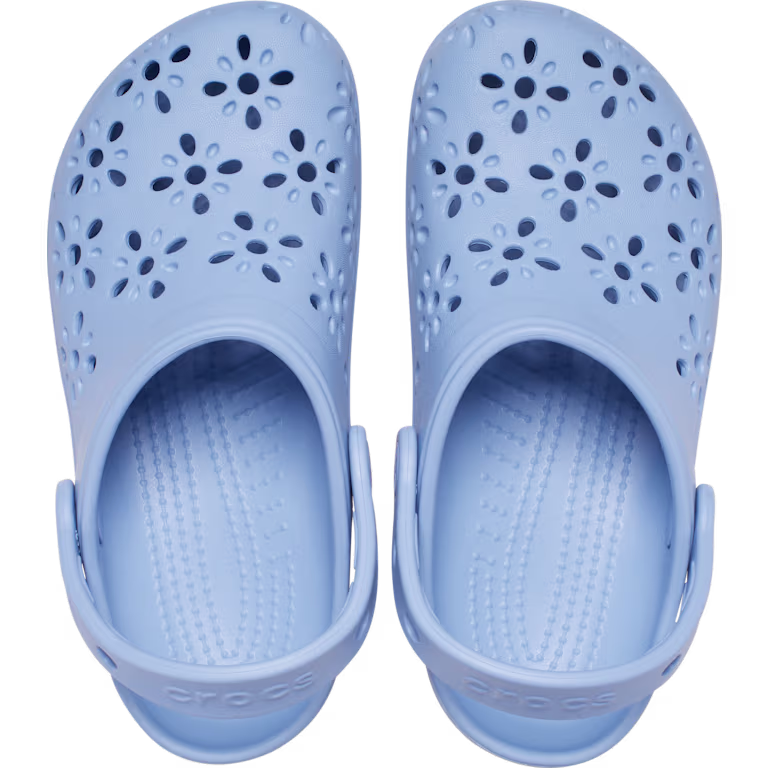 Crocs Kids' Classic Floral Cut-Out Clog