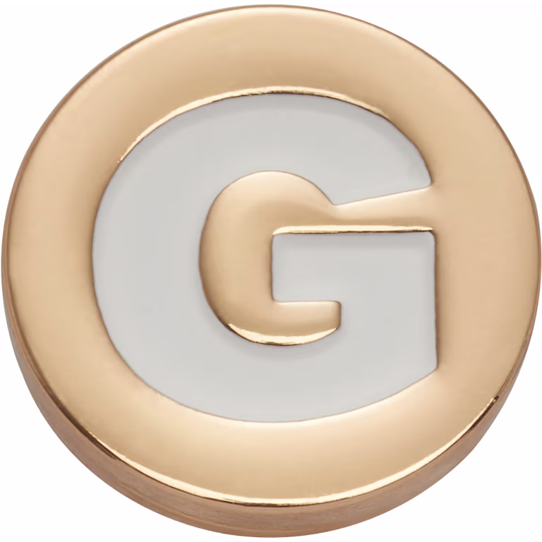Crocs Gold Letter G