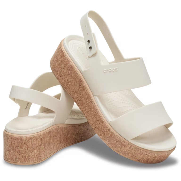 Crocs Brooklyn Low Wedge Cork Sandal