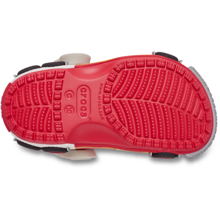 Crocs Toddler Classic IAM Fire Truck Lights Backstrap Clog