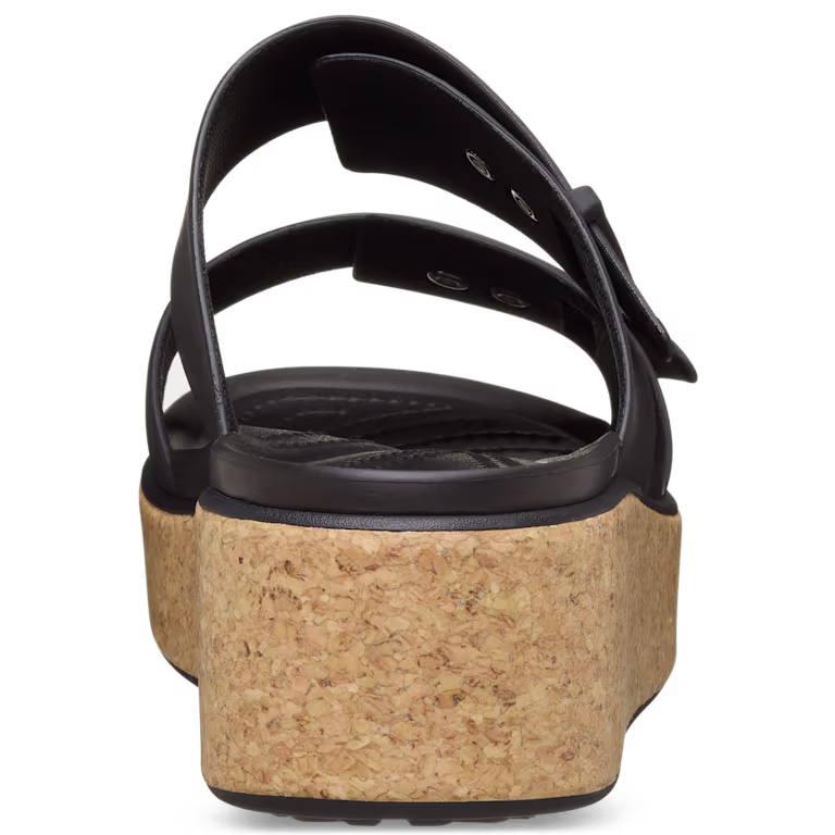 Crocs Brooklyn Buckle Low Wedge Cork Sandal