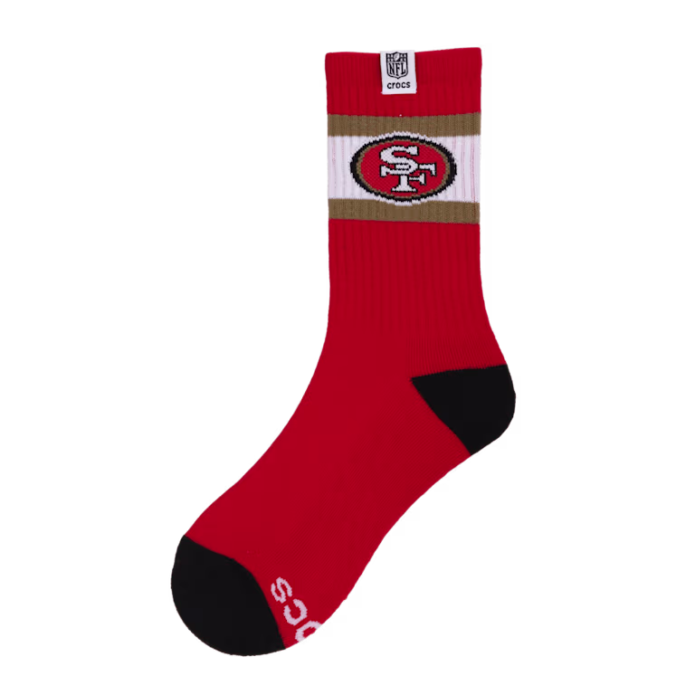 Crocs NFL San Francisco 49ers Crocs Socks