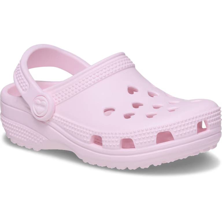 Crocs Toddler Classic Hearts Cut Out Clog