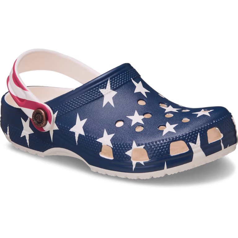 Crocs Kids’ Classic American Flag Clog