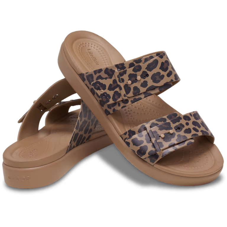 Crocs Brooklyn Buckle Low Low Animal Sandal
