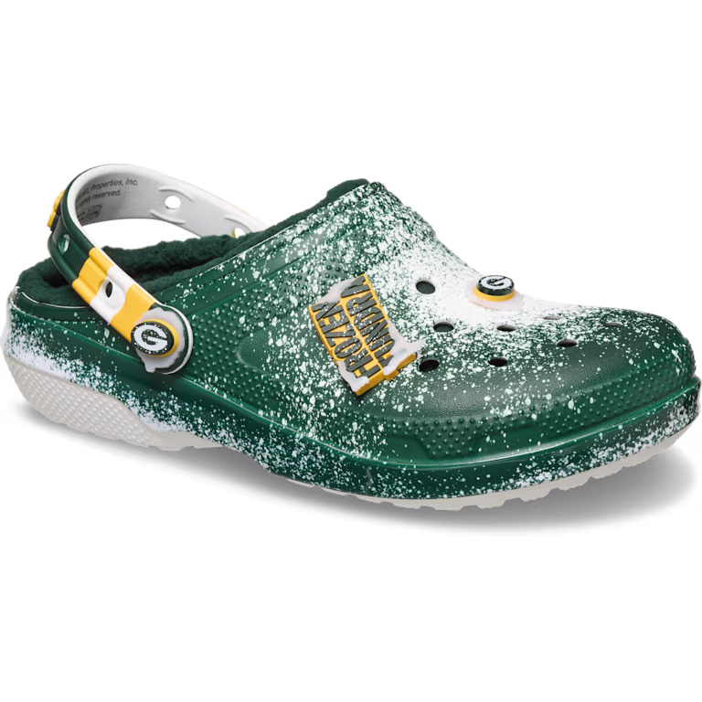 Crocs NFL Green Bay Packers Classic Lined Clog