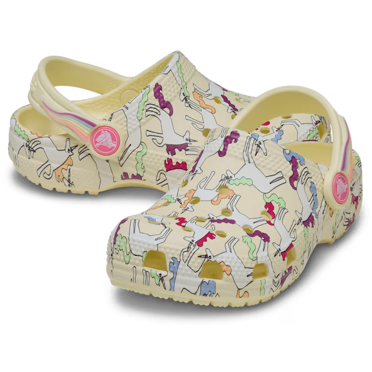 Crocs Toddler Classic Unicorn Graphic Clog
