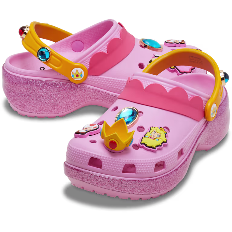 Crocs Princess Peach Classic Platform Clog