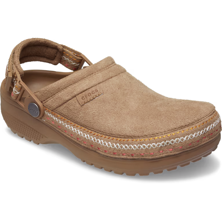 Crocs Crafted Vegan Suede Stitch Clog