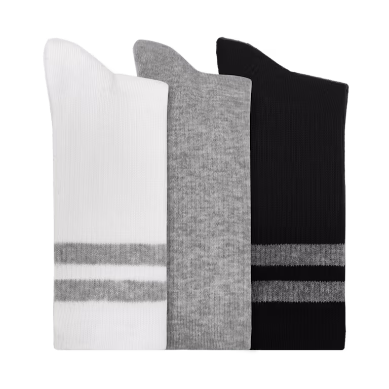 Crocs CrocsSocks Crew Small Stripe 3-Pack