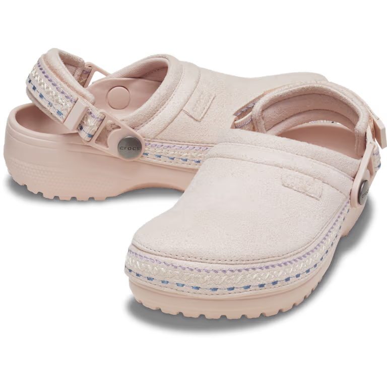 Crocs Kids' Crafted Vegan Suede Stitch Clog