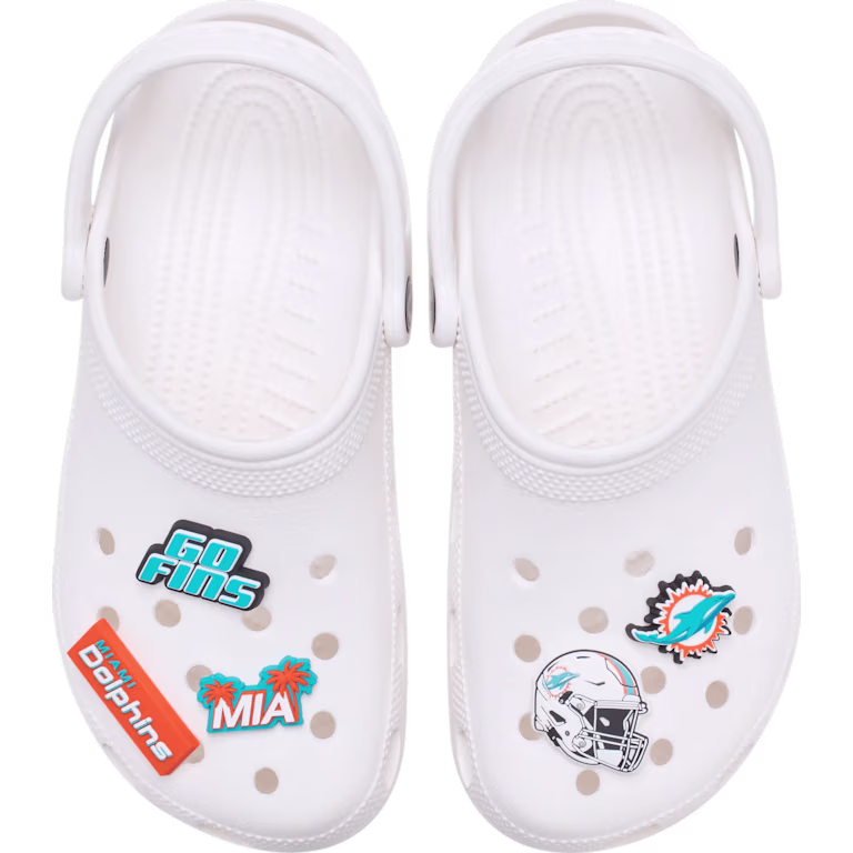 Crocs NFL Miami Dolphins 5 Pack