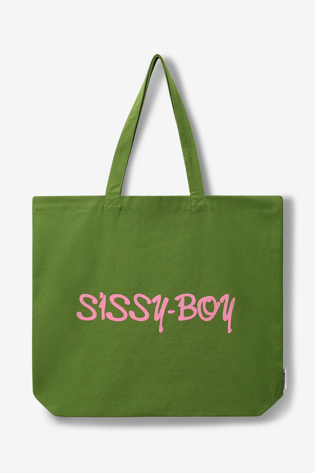 Sissy-Boy Groene canvas shopper large