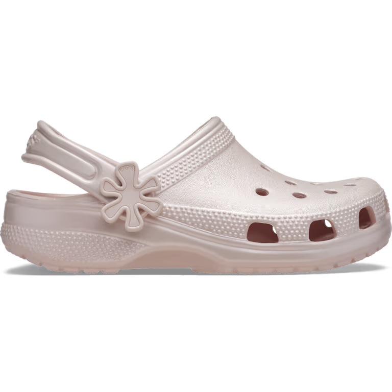 Crocs Kids' Classic Pearl Shine Clog