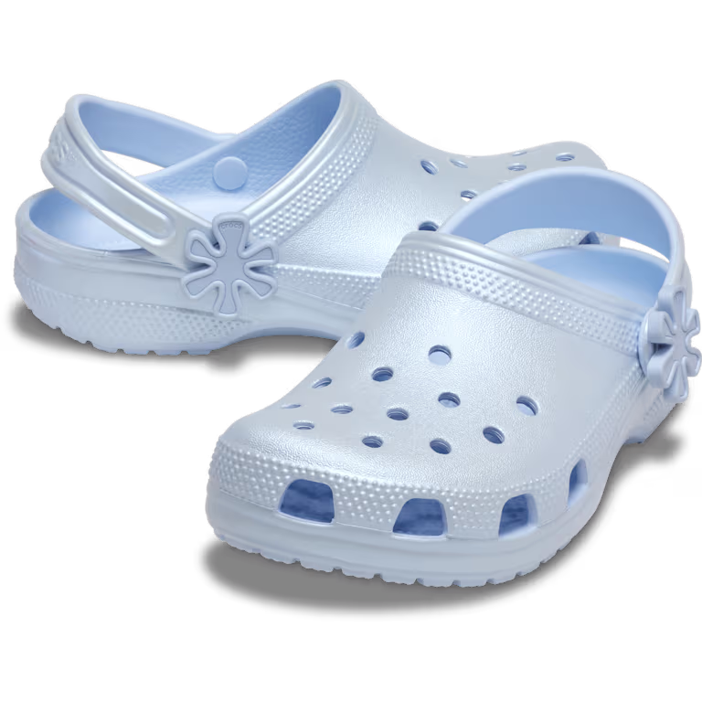 Crocs Kids' Classic Pearl Shine Clog