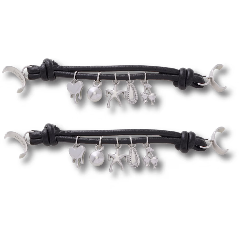 Crocs Silver Icons Sandal Chain 2 Pack