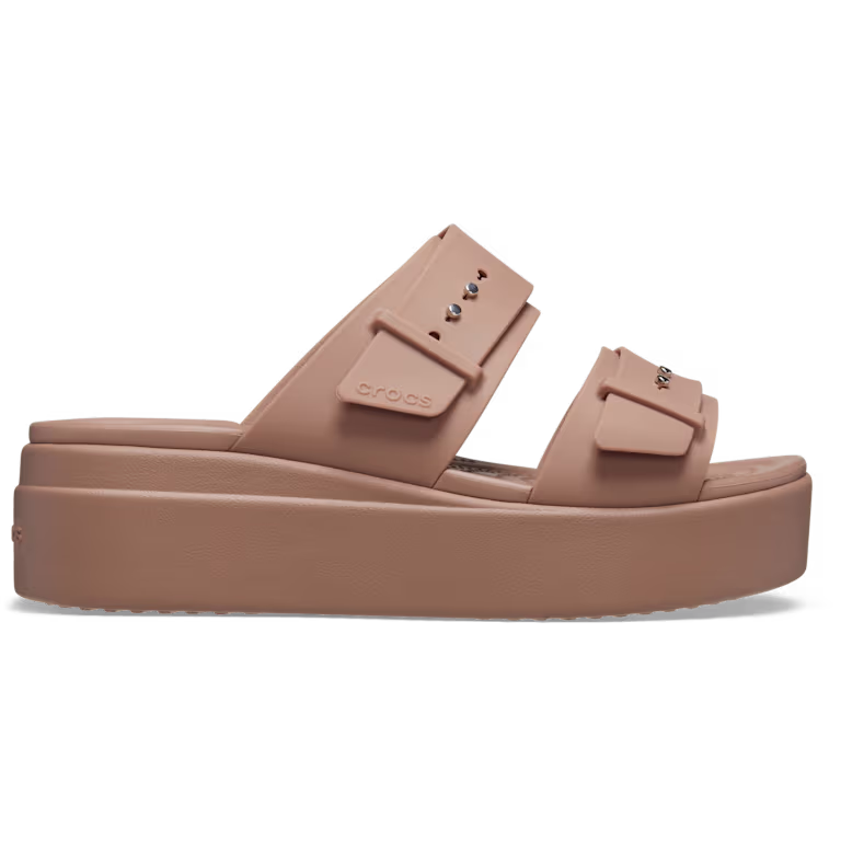 Crocs Brooklyn Buckle Low Wedge Sandal