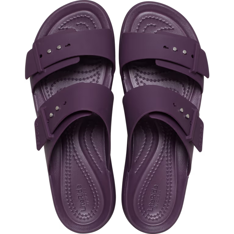 Crocs Brooklyn Buckle Low Wedge Sandal