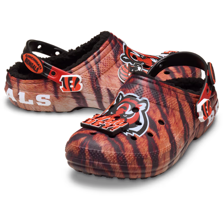 Crocs NFL Cincinnati Bengals Classic Lined Clog