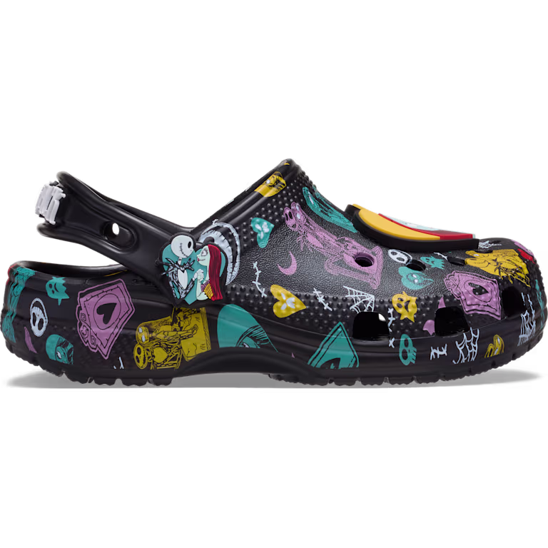 Crocs Toddlers’ Disney Tim Burton's The Nightmare Before Christmas Jack and Sally Classic Clog