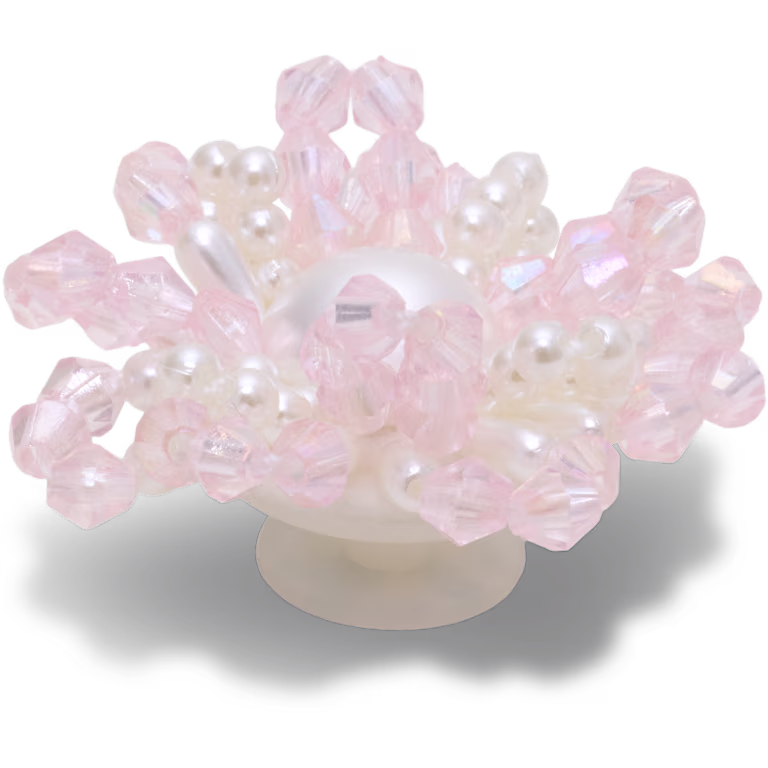 Crocs Beaded Pearl Flower