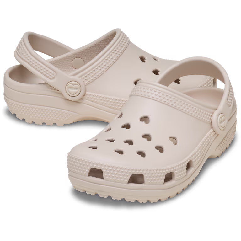 Crocs Kids' Classic Hearts Cut Out Clog
