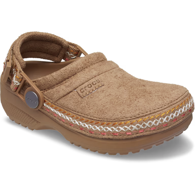 Crocs Kids' Crafted Vegan Suede Stitch Clog