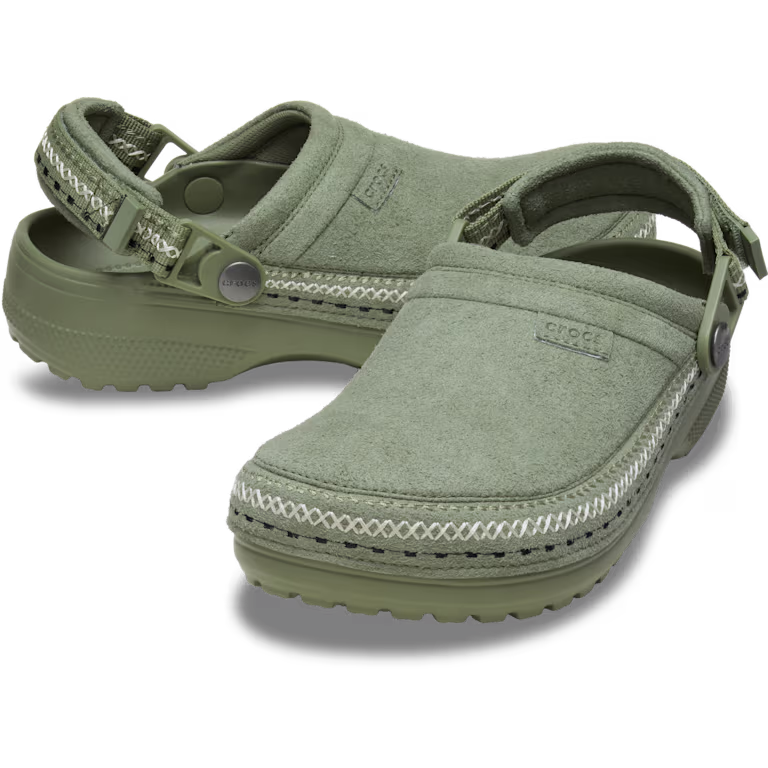 Crocs Crafted Vegan Suede Stitch Clog