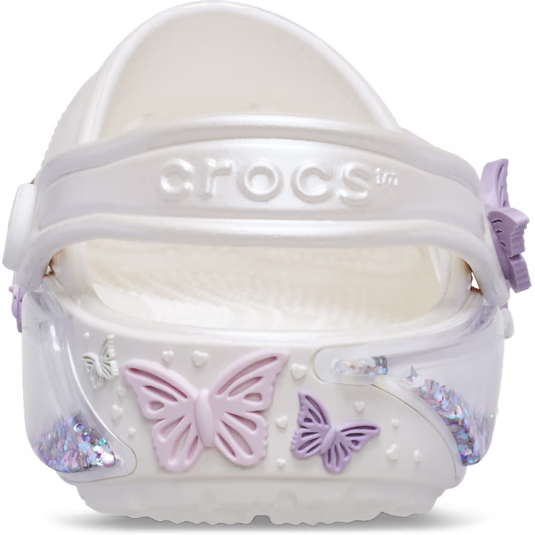 Crocs Toddler Classic Butterfly Sparkle Shaker Clog