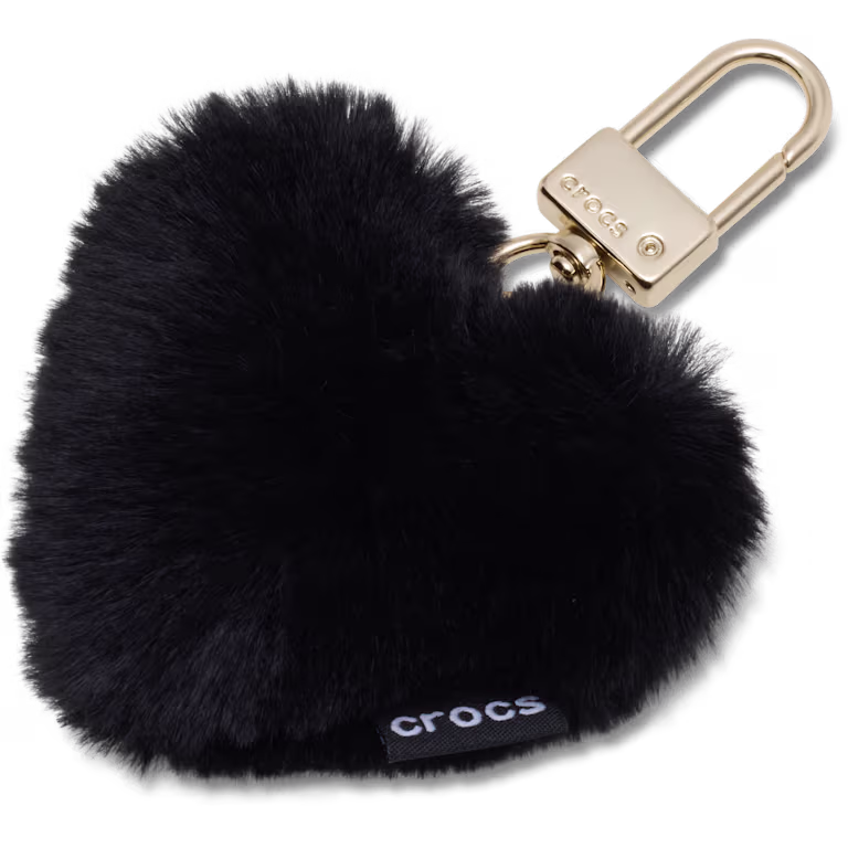 Crocs Plush Heart Bag Charm