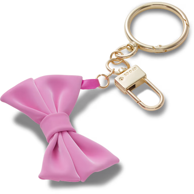 Crocs Super Hyper Me Bow Bag Charm Pink