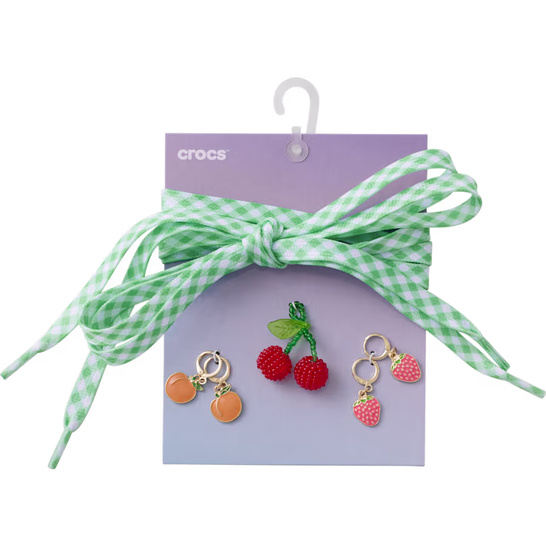 Crocs Laces and Fresh Fruits Charm Kit