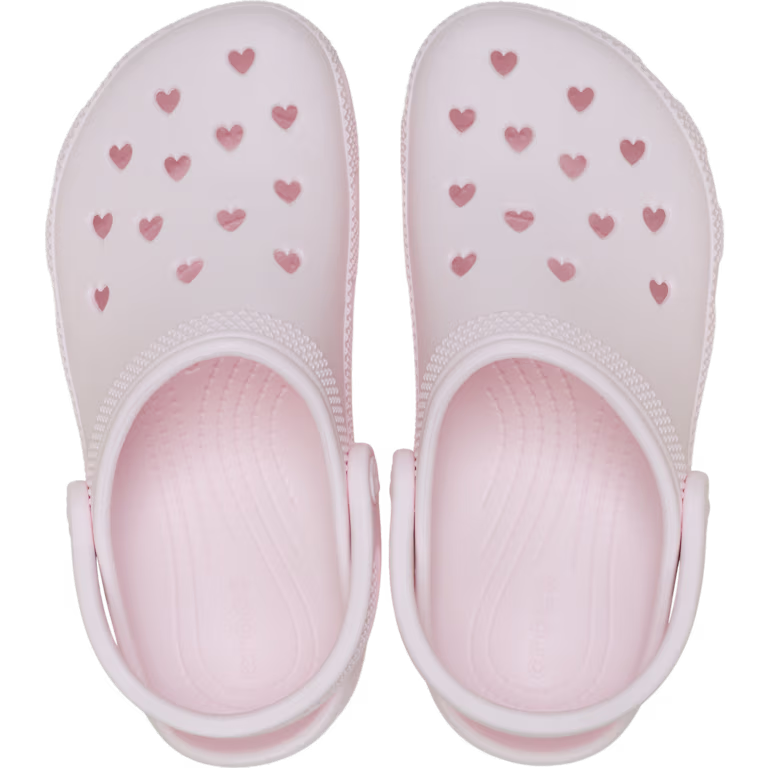 Crocs Classic Hearts Cut Out Clog