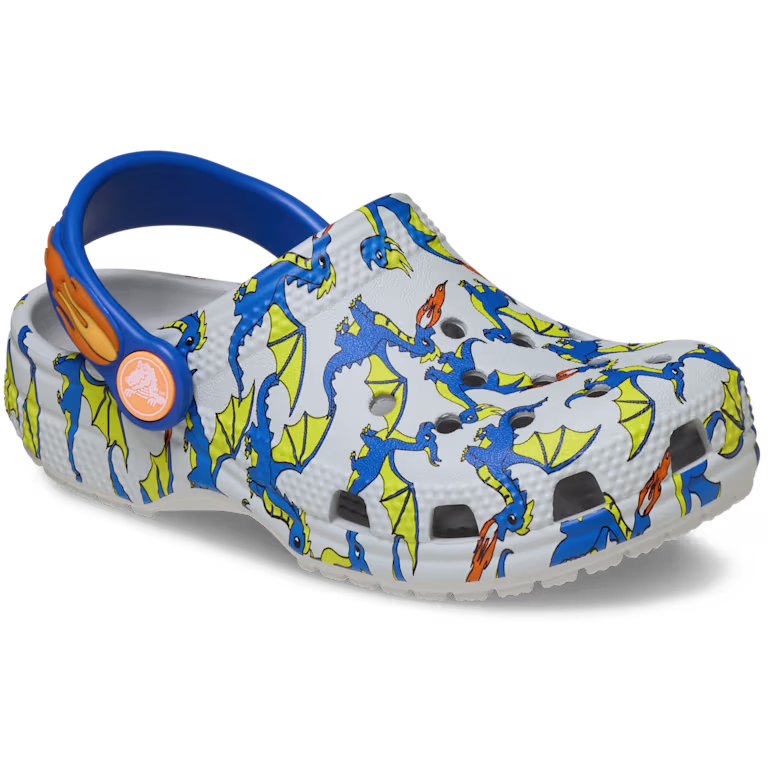 Crocs Toddler Classic Dragon Graphic Clog