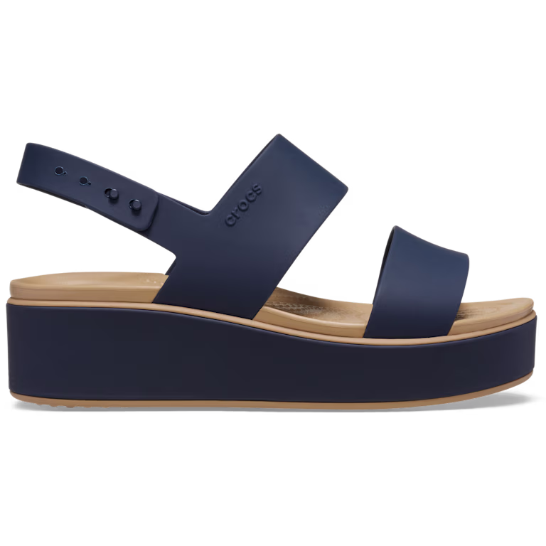 Crocs Brooklyn Low Wedge Matte Wrap Sandal