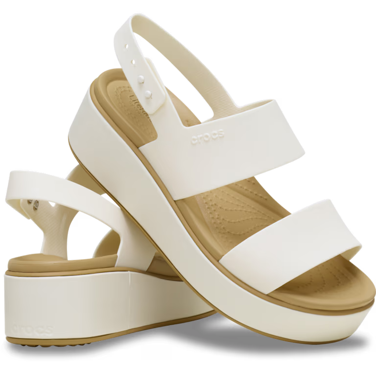 Crocs Brooklyn Low Wedge Matte Wrap Sandal
