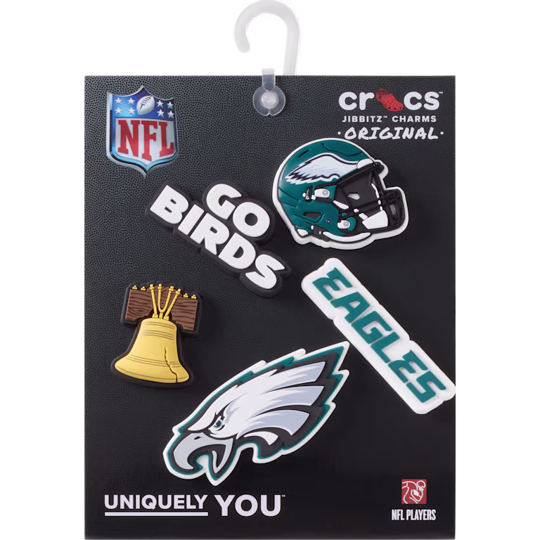 Crocs NFL Philadelphia Eagles 5 Pack
