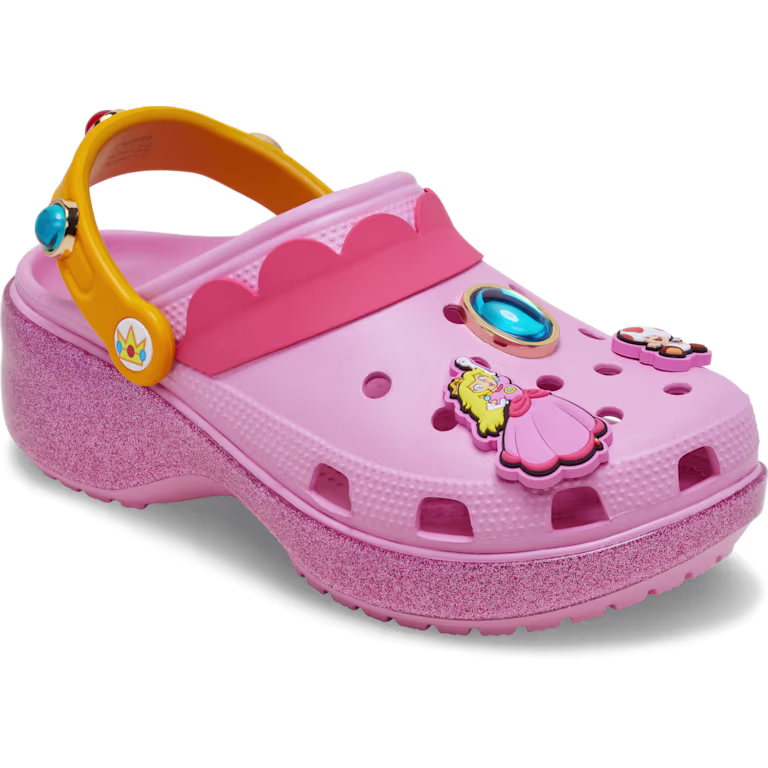Crocs Princess Peach Classic Platform Clog
