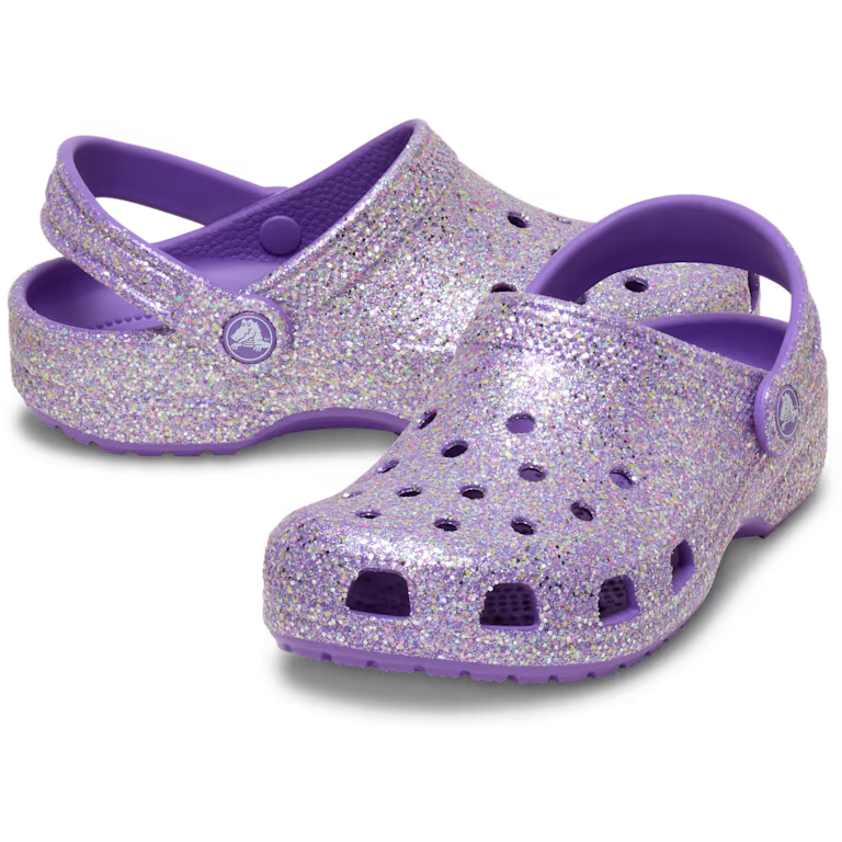 Crocs Kids' Classic Fantasy Glitter Clog