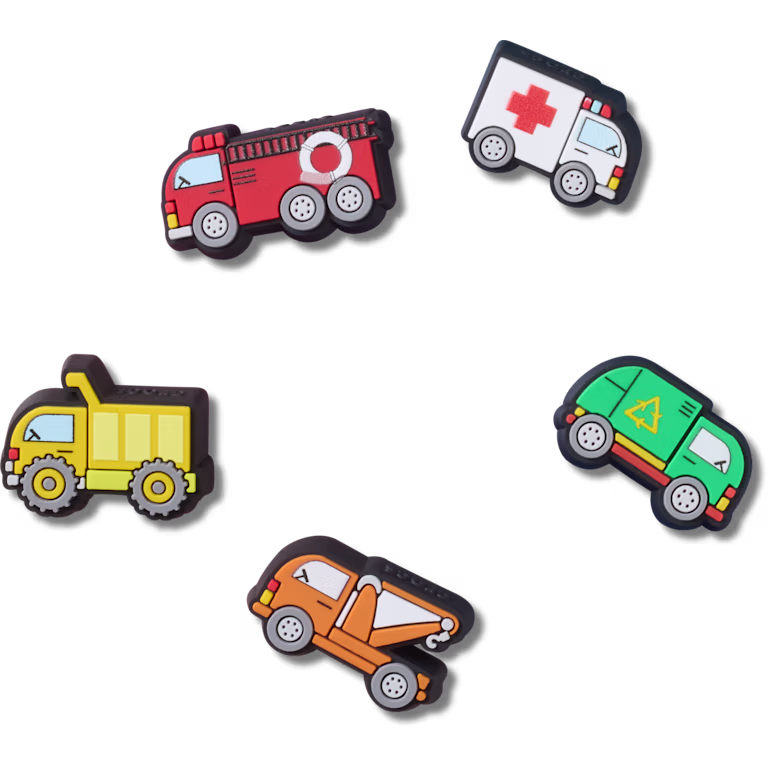 Crocs Tiny Work Trucks 5 Pack